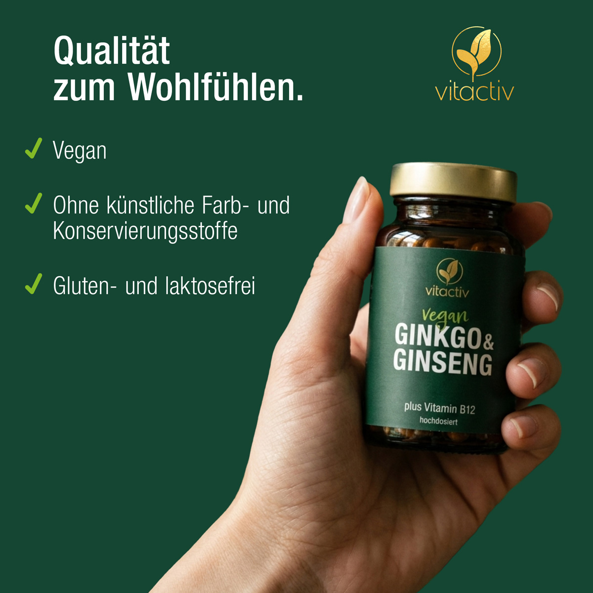 GINKGO & GINSENG + B12