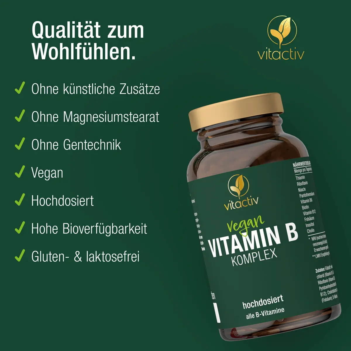 VITAMINA B KOMPLEX - Comprimidos