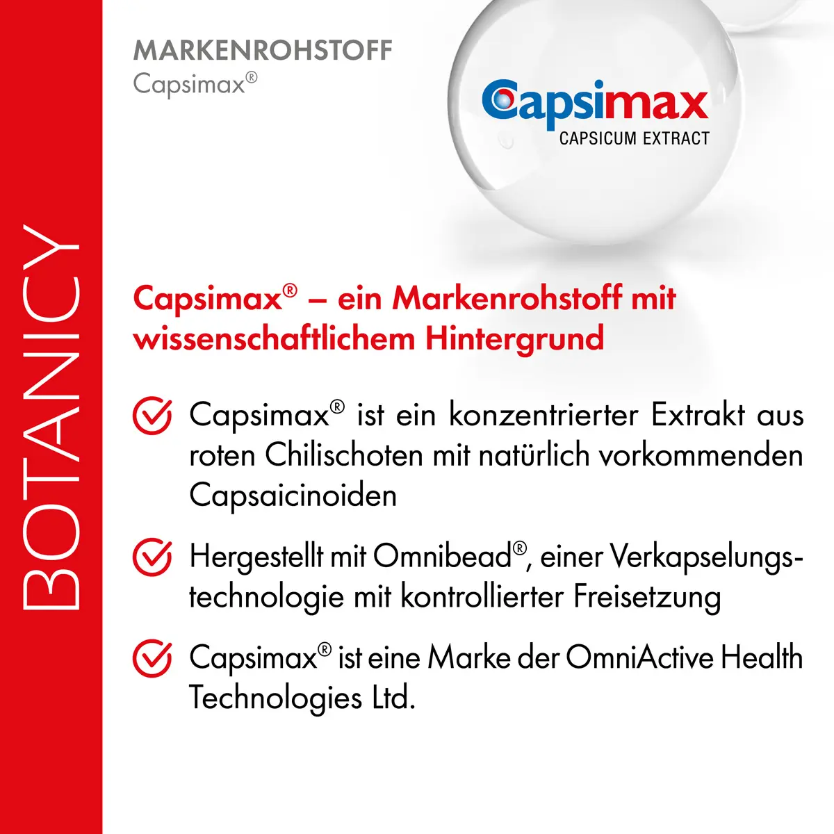 RED CHILI BURNER - Capsaicin Kapseln mit Capsimax