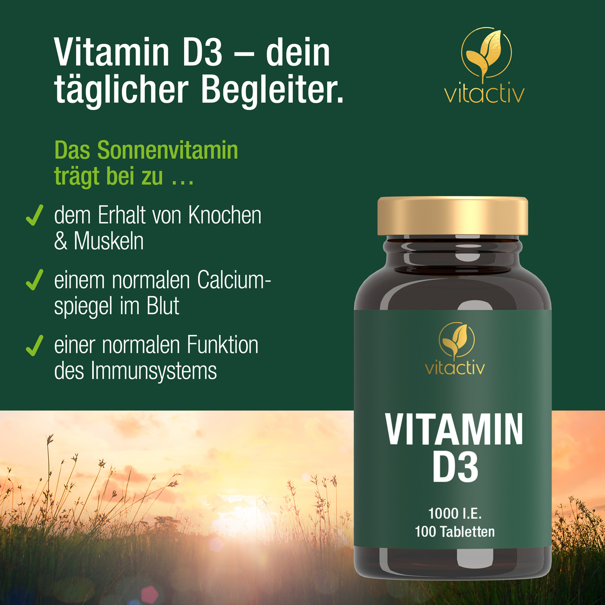 VITAMIN D3 Tabletten