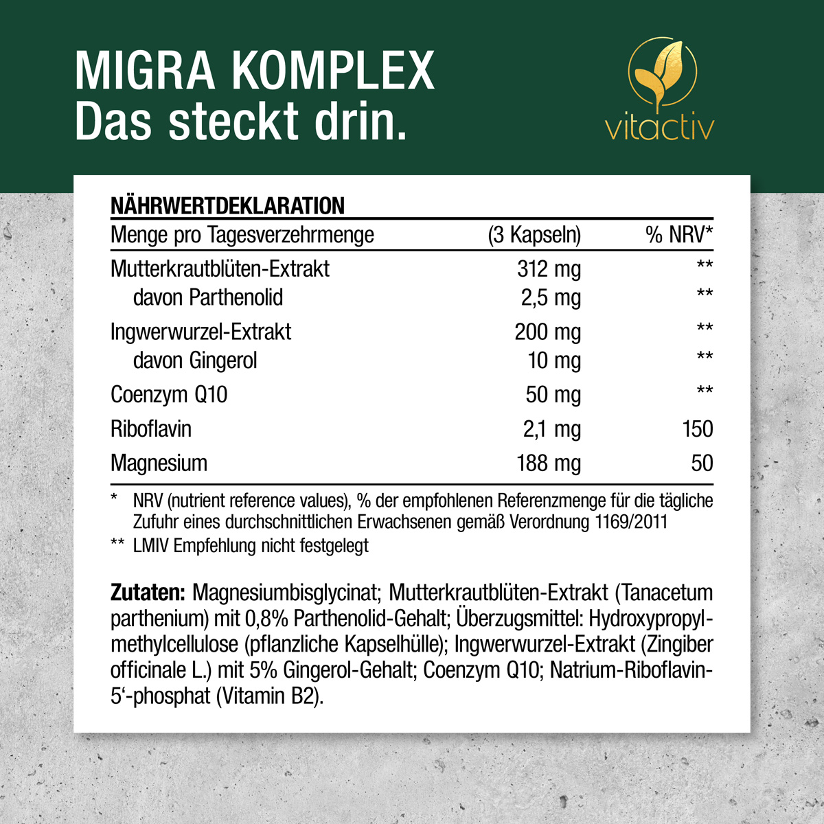 MIGRA KOMPLEX Kapseln