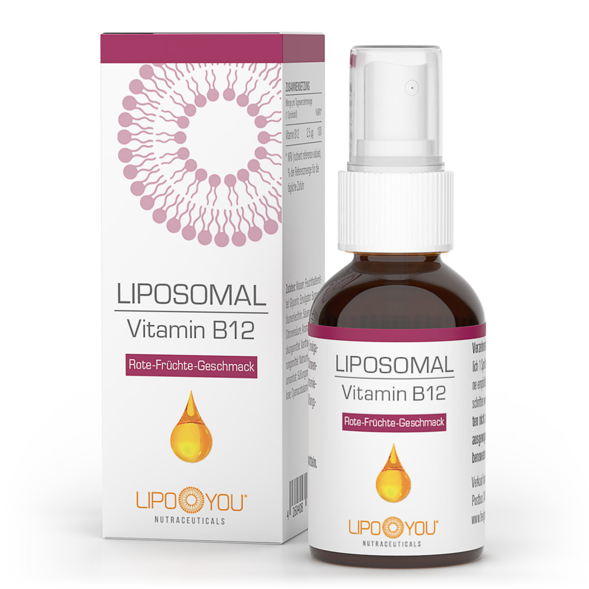 LIPOSOMAL VITAMIN-B12-Spray Produkt