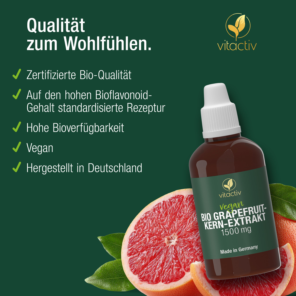 BIO GRAPEFRUITKERN-EXTRAKT 1500 mg