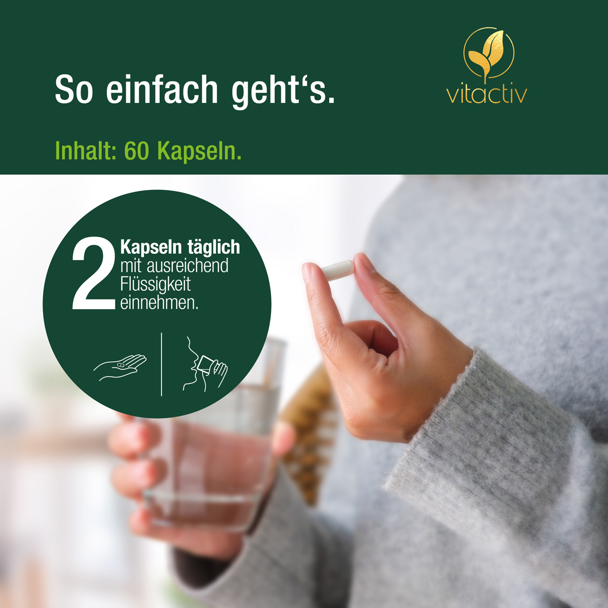 SPERMIDIN Kapseln + Vitamin B1 + Zink