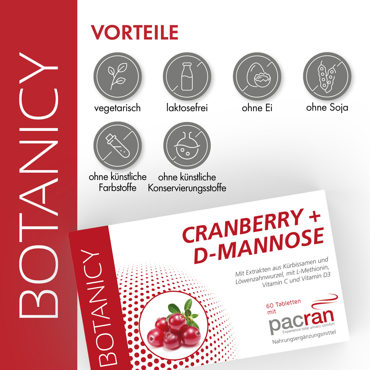 CRANBERRY + D-MANNOSE Compresse