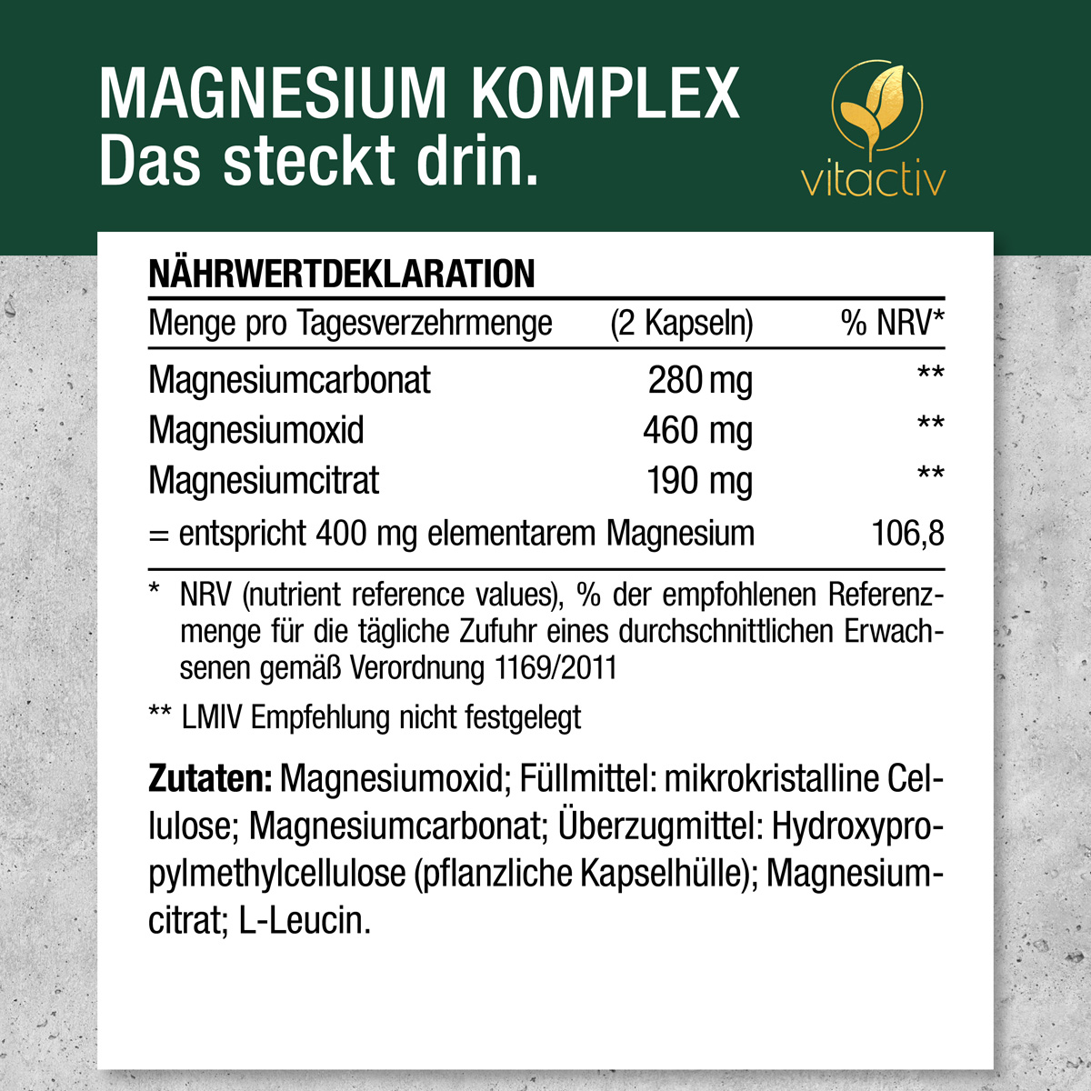 MAGNESIUM KOMPLEX Kapseln