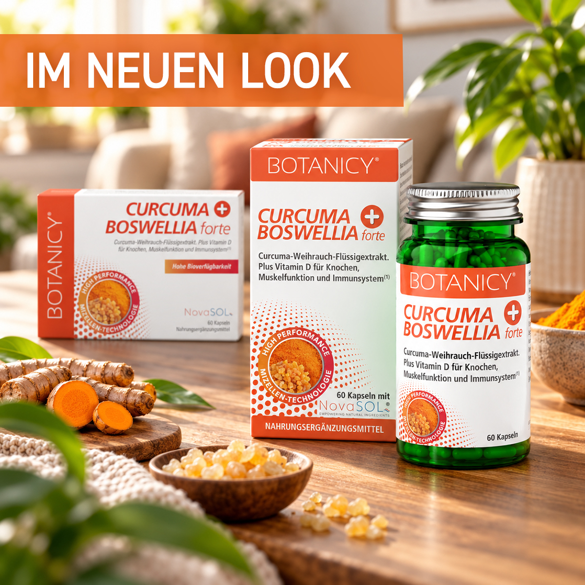 CURCUMA + BOSWELLIA forte – Kurkuma Weihrauch Kapseln