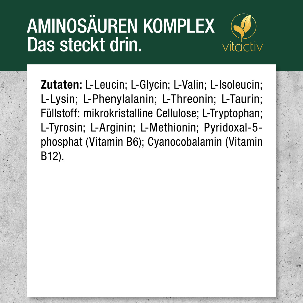 AMINOSÄUREN KOMPLEX - Tabletten