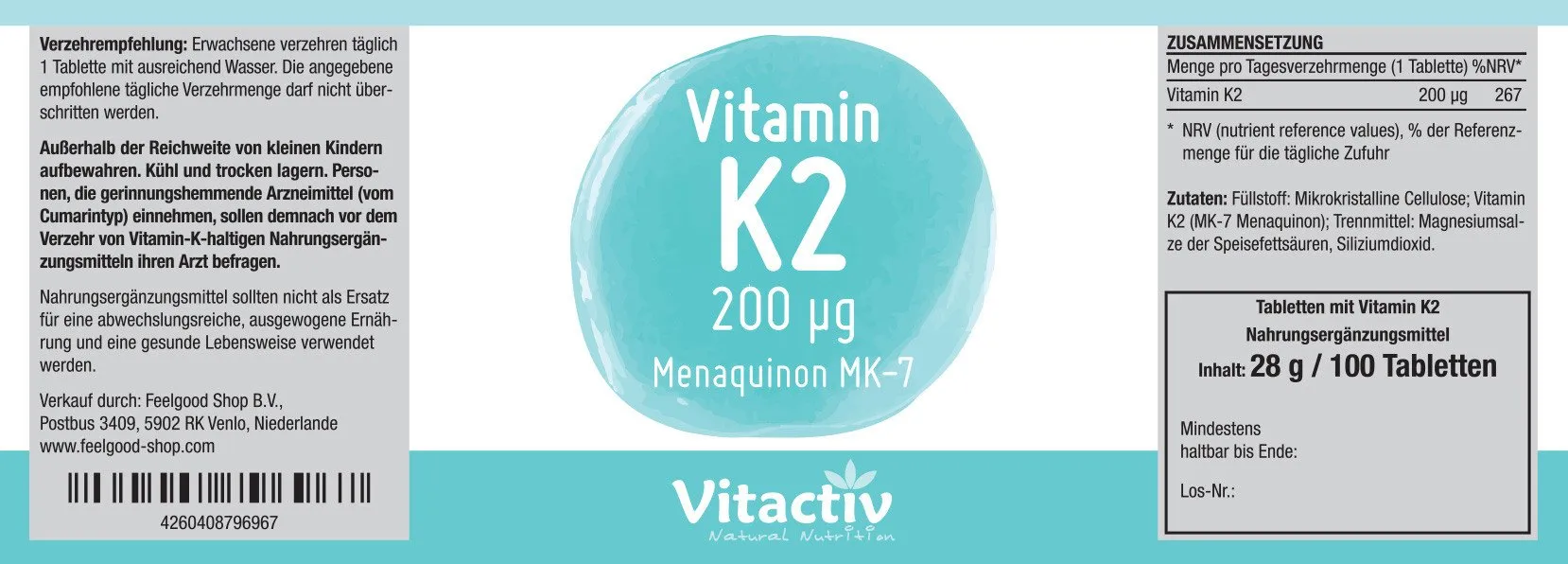 VITAMIN K2 200 µg