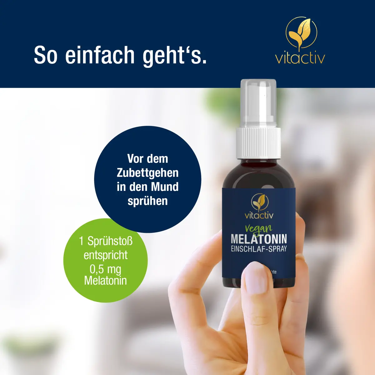 Melatonina Spray per il sonno - Frutti misti - 50 ml