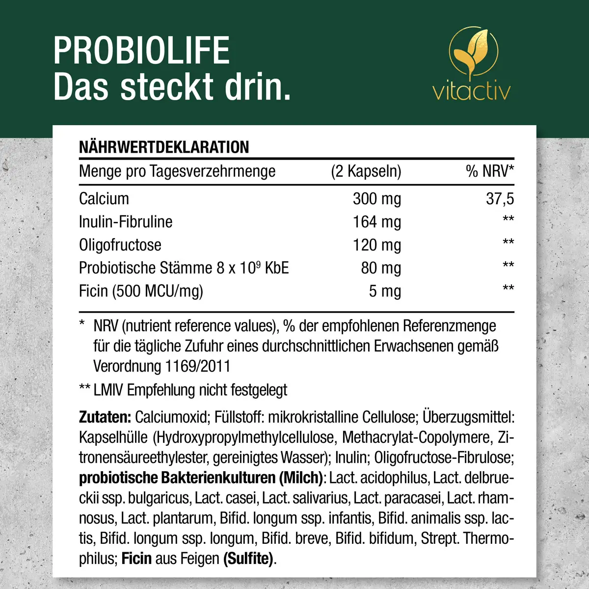 PROBIOLIFE  Probiotika