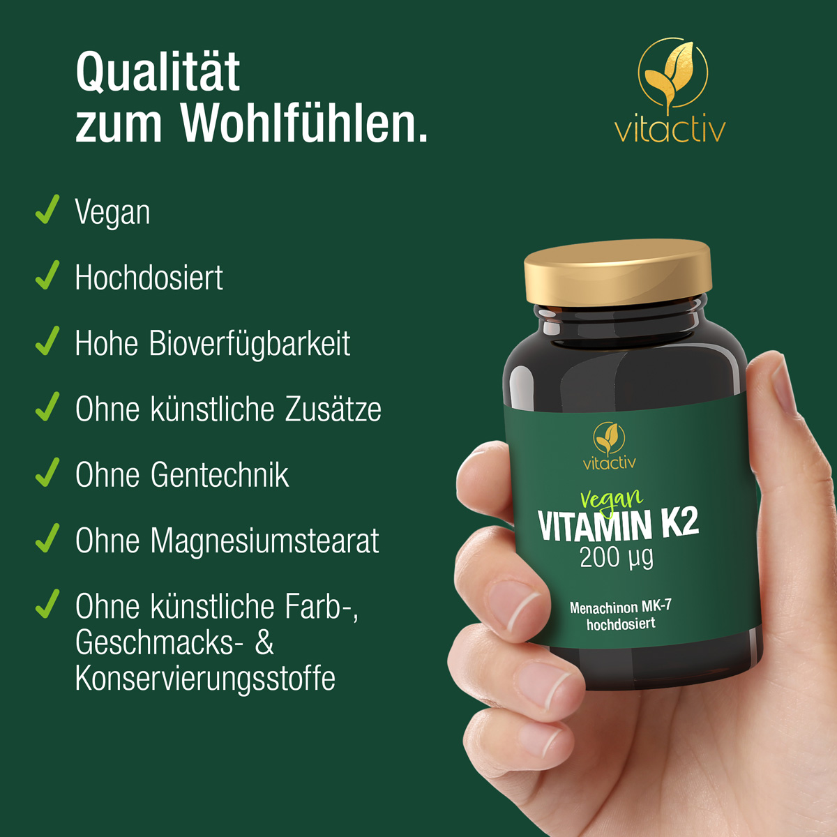 VITAMIN K2 Tabletten 200 µg