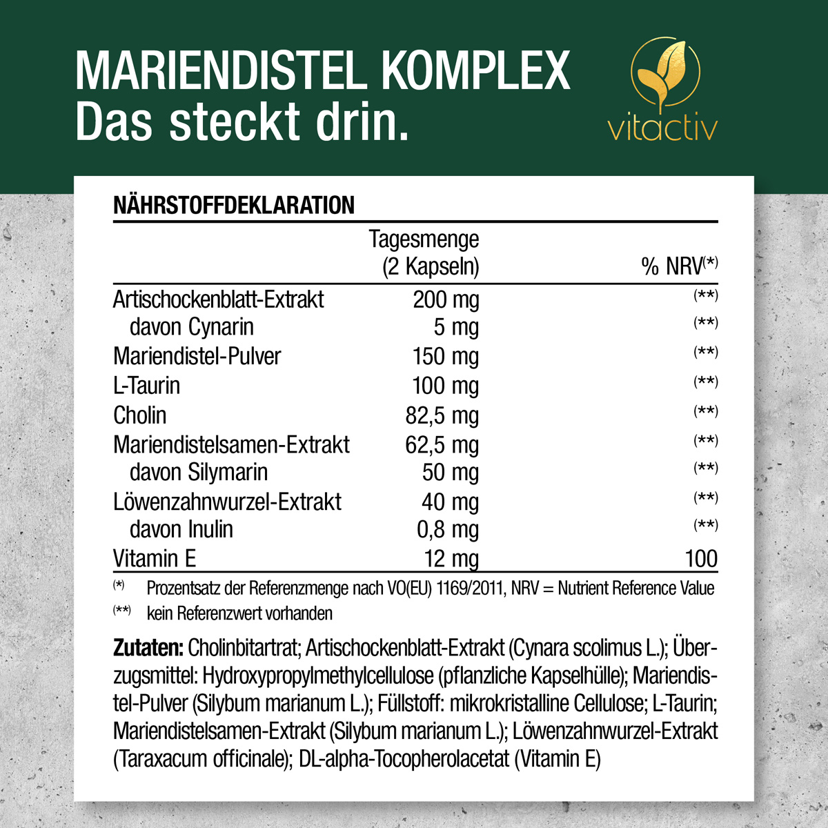 MARIENDISTEL KOMPLEX Capsules