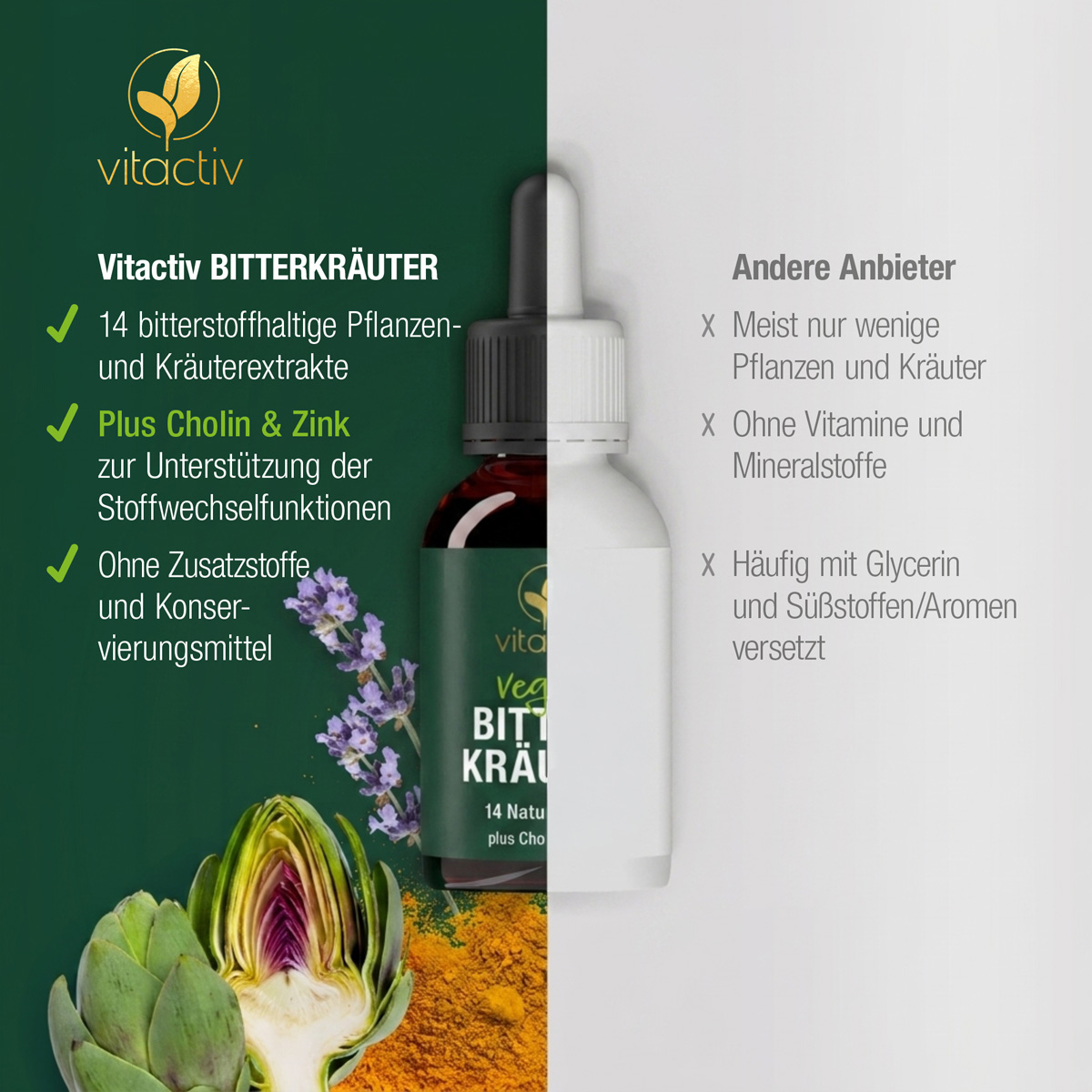 BITTERKRÄUTER – Bitterstoffe Tropfen