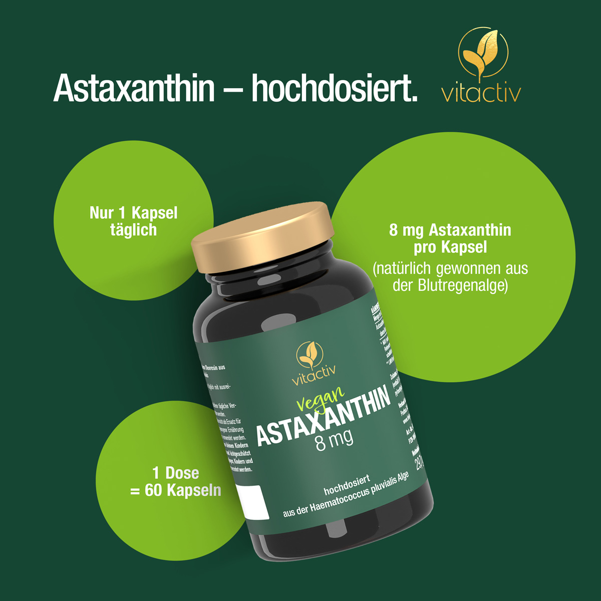ASTAXANTHIN Kapseln 8 mg