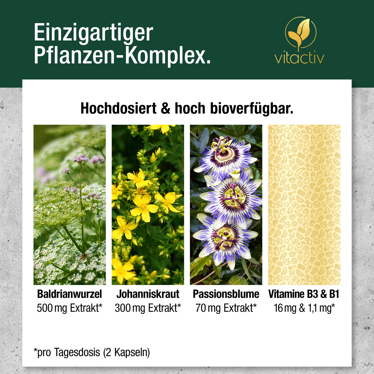 NERVEN KOMPLEX - St. John's wort, valerian, passion flower