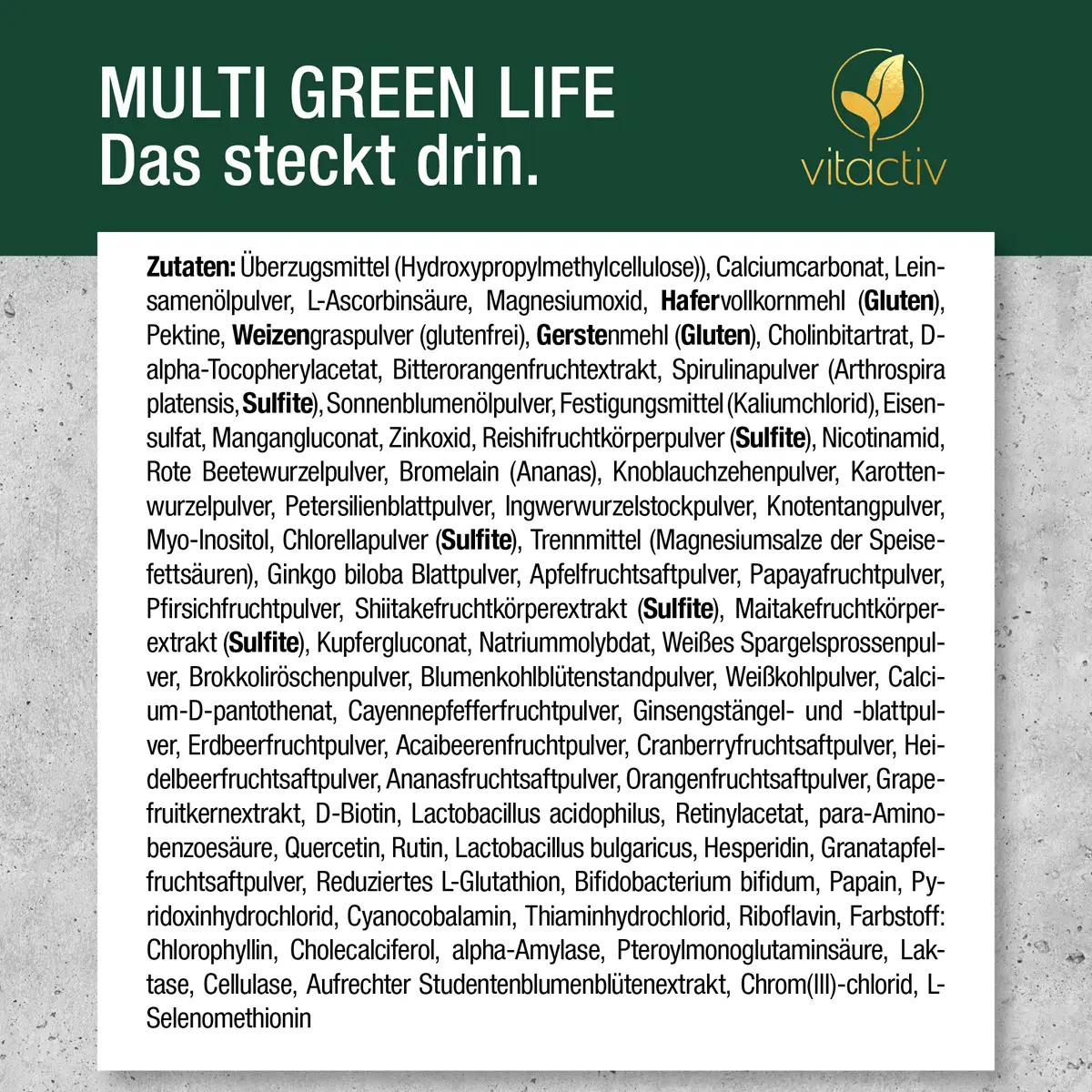 MULTI GREEN LIFE