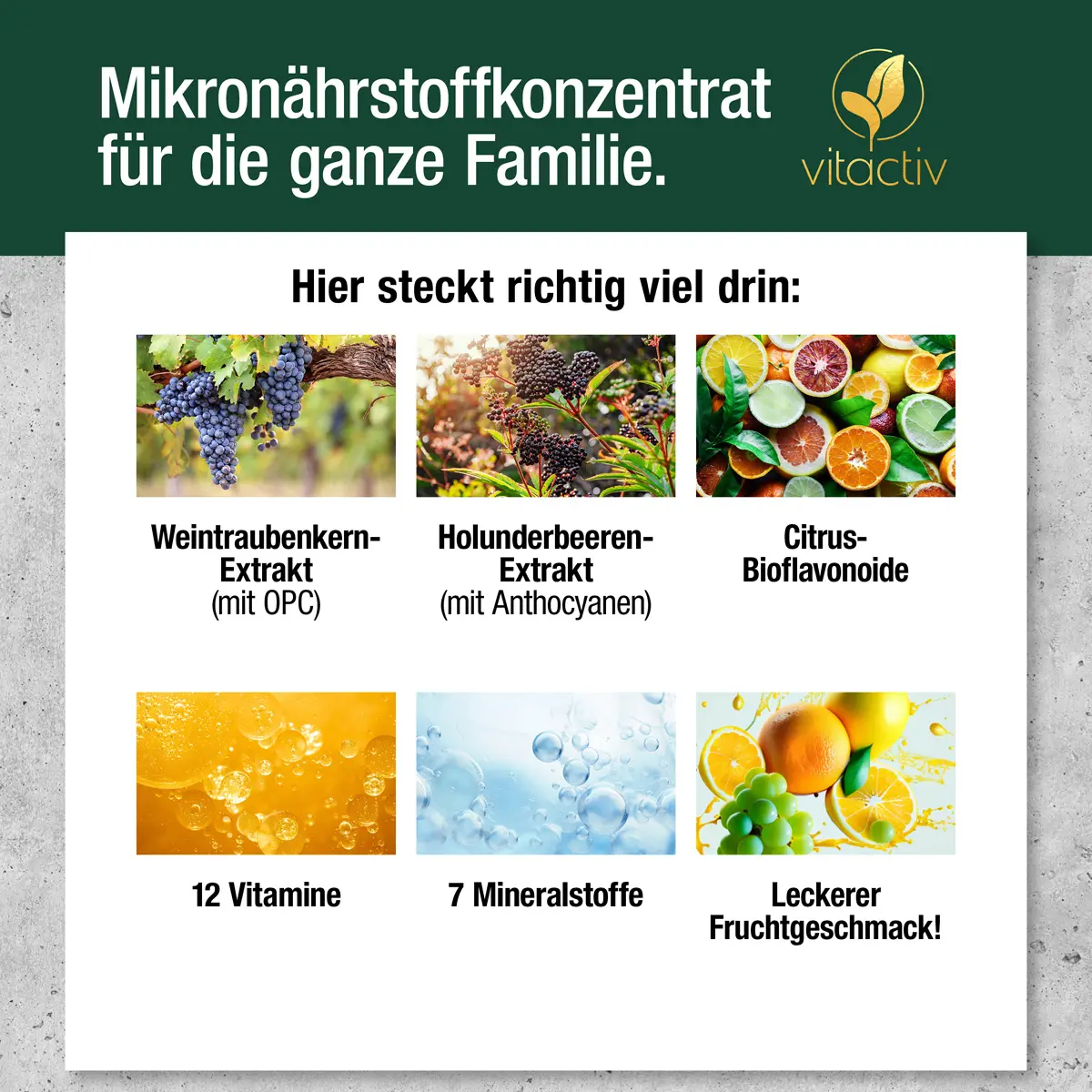 FAMILY IMMUN AKTIV Concentré de micronutriments