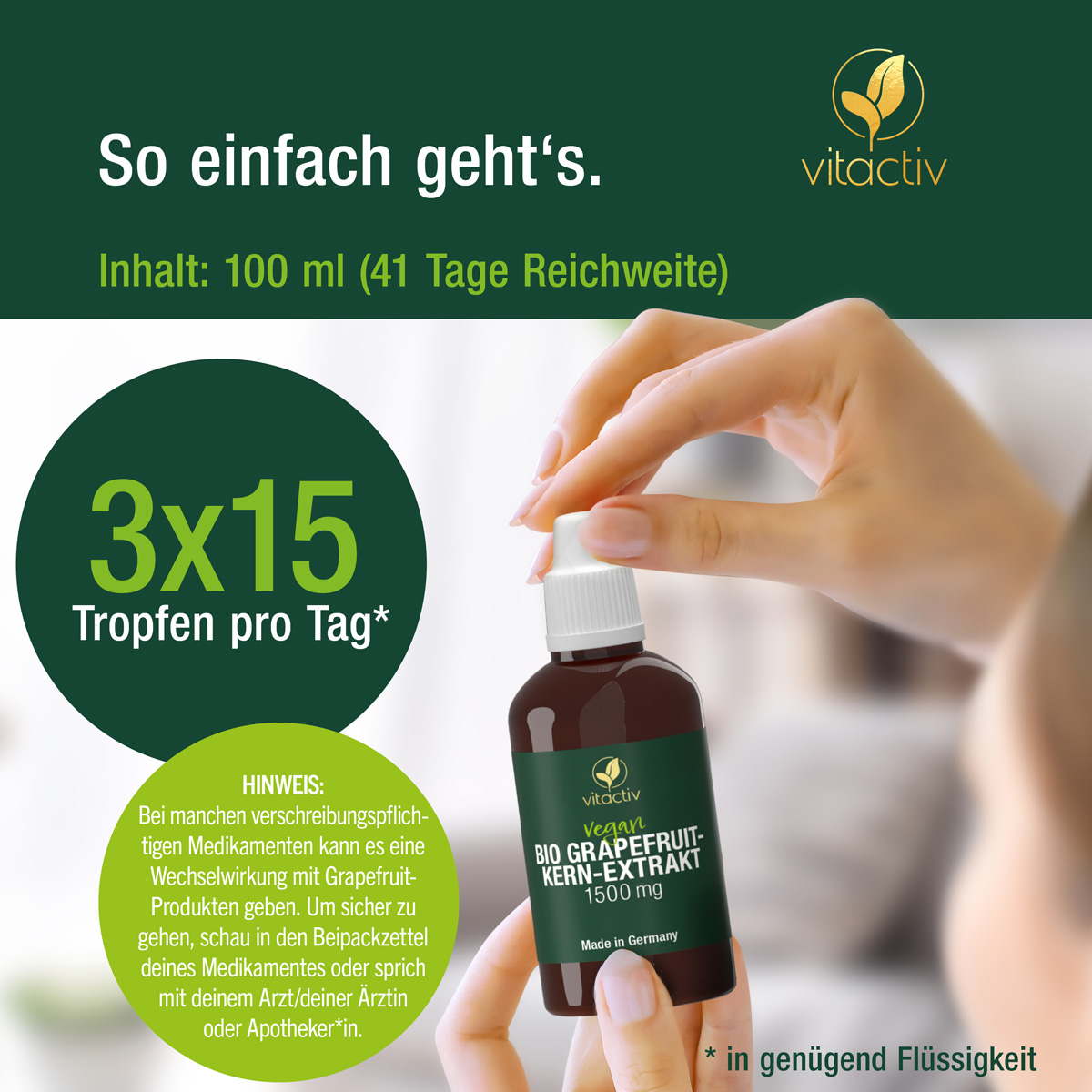 BIO GRAPEFRUITKERN-EXTRAKT 1500 mg