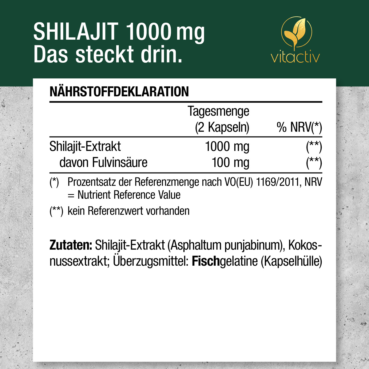 SHILAJIT 1000 mg