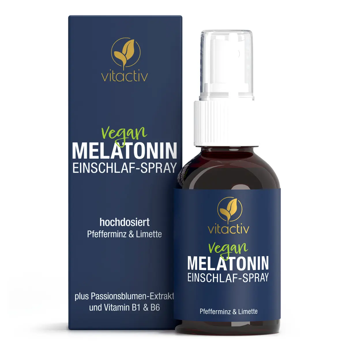 Melatonina Spray per il sonno - Menta piperita e lime - 50 ml