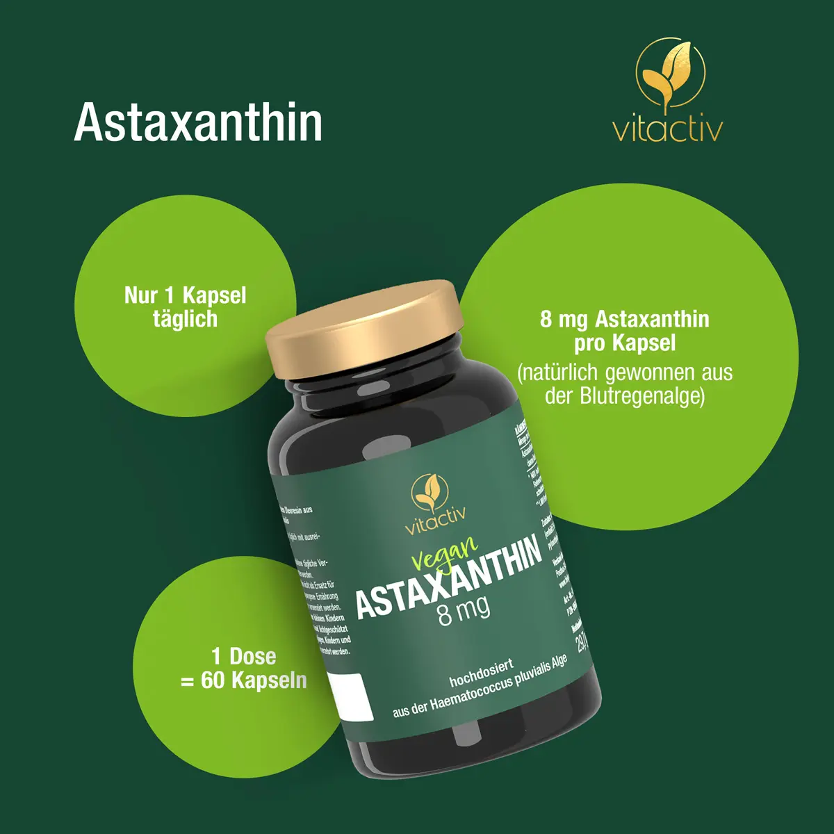 ASTAXANTHIN Kapseln 8 mg