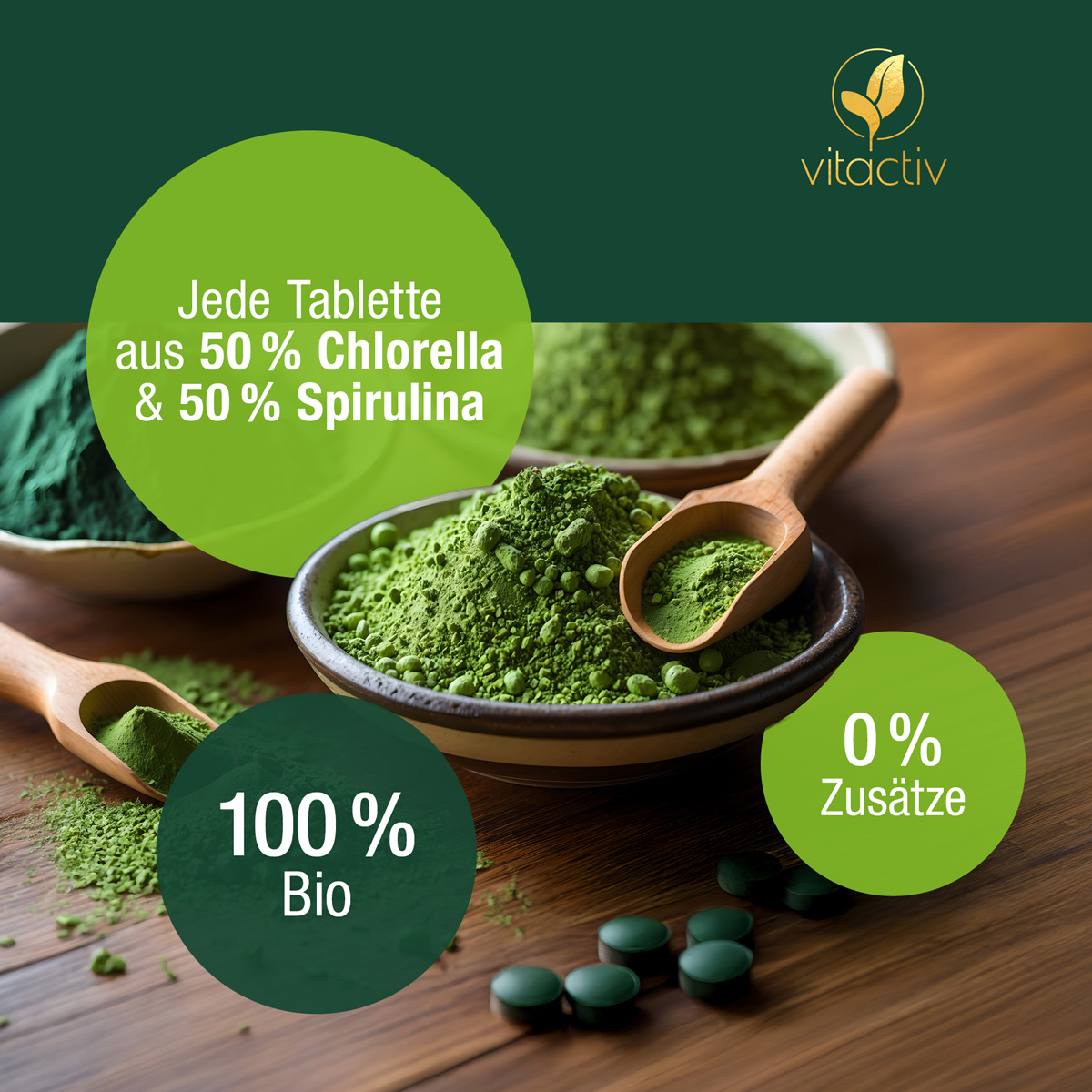 BIO SPIRULINA CHLORELLA