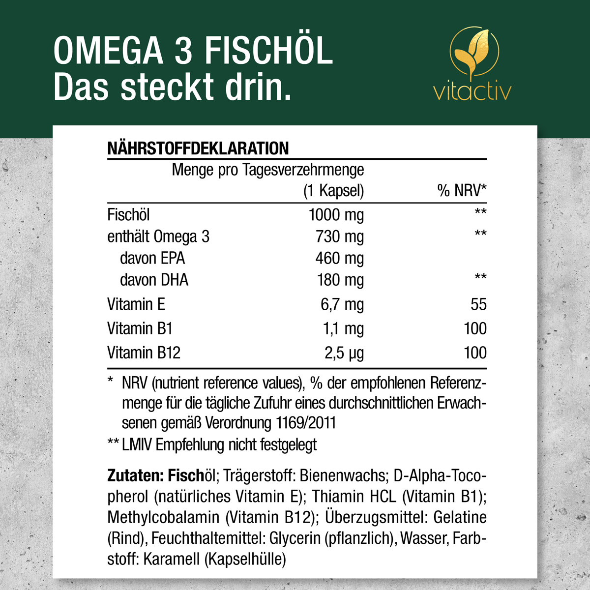 Omega 3 Fischöl