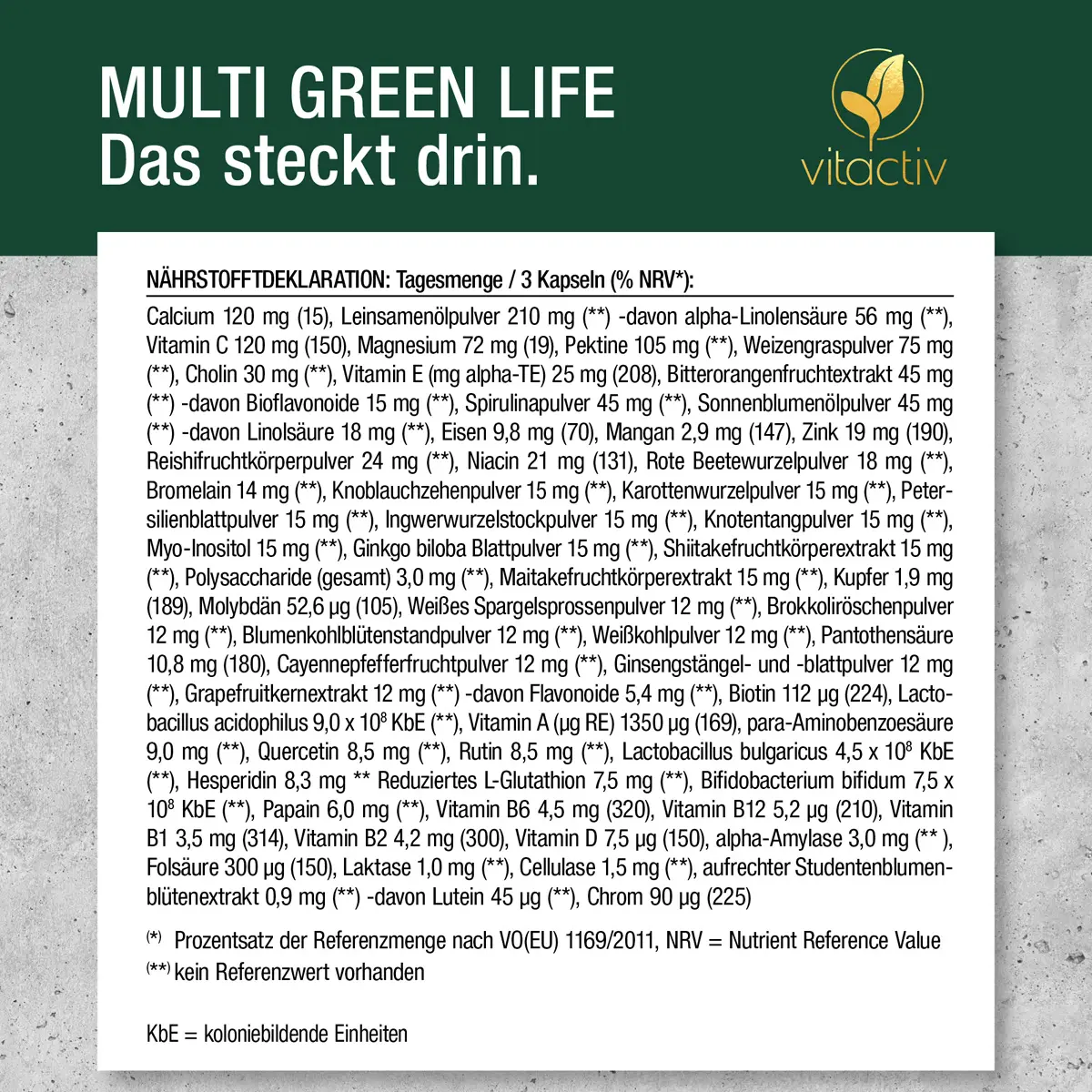 MULTI GREEN LIFE