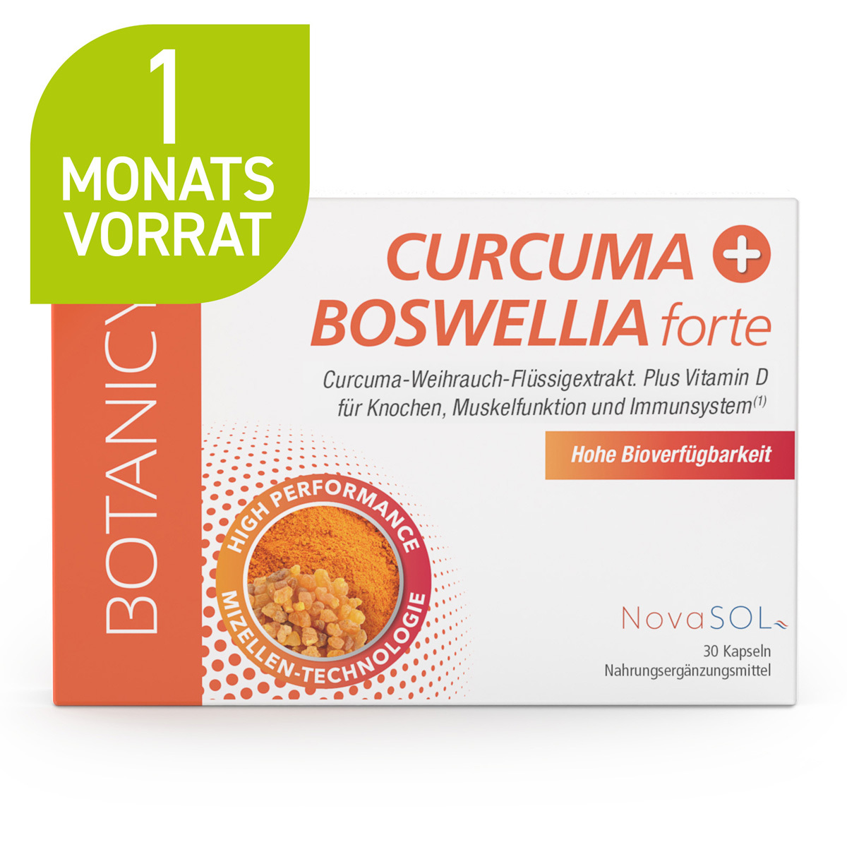 CURCUMA + BOSWELLIA forte – Kurkuma Weihrauch Kapseln