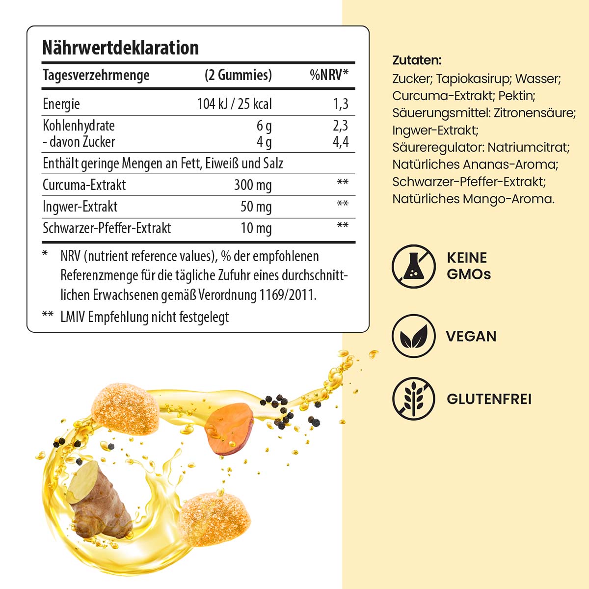 CURCUMA & INGWER GUMMIES