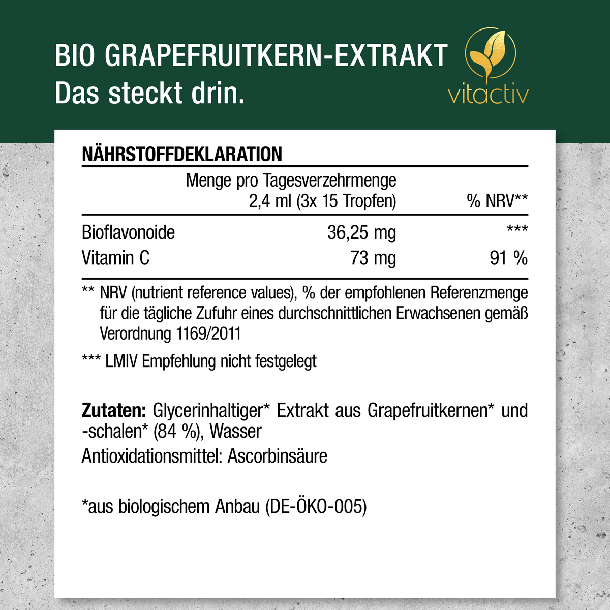 BIO GRAPEFRUITKERN-EXTRAKT 1500 mg