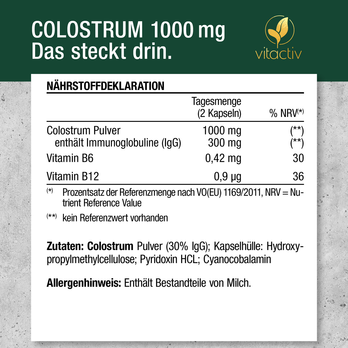 COLOSTRUM 1000 mg