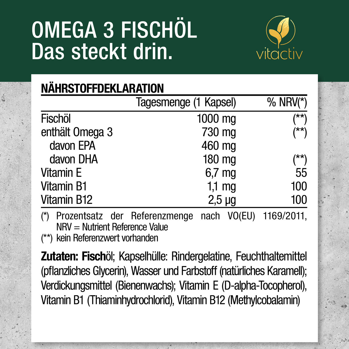 Omega 3 Fischöl