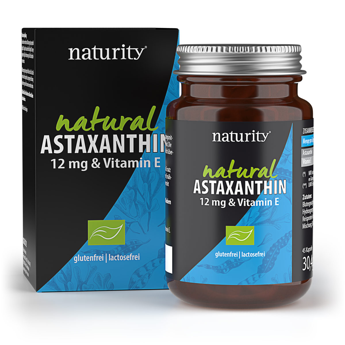 ASTAXANTHIN 12 mg & Vitamin E Produkt