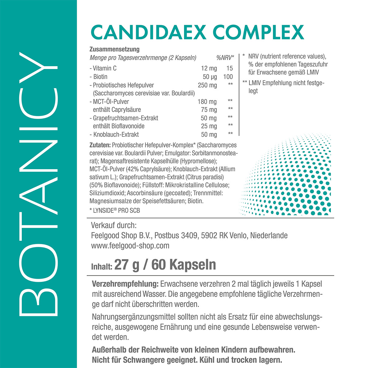 CandidaEx Complex mit LYNSIDE