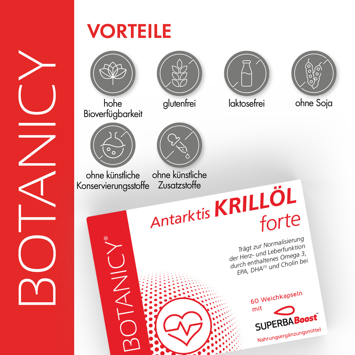 Antarktis KRILLÖL forte – Omega 3