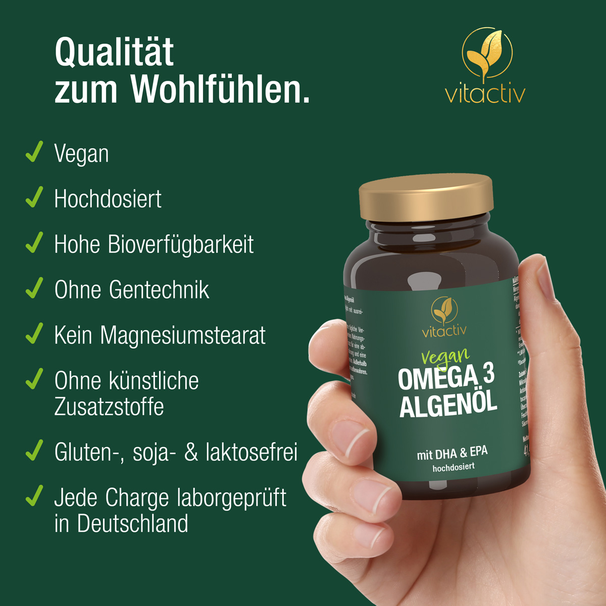 OMEGA 3 ALGENÖL Kapseln