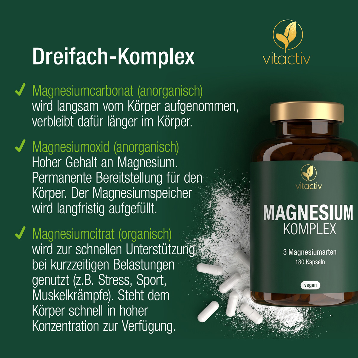 MAGNESIUM COMPLEXE en gélules