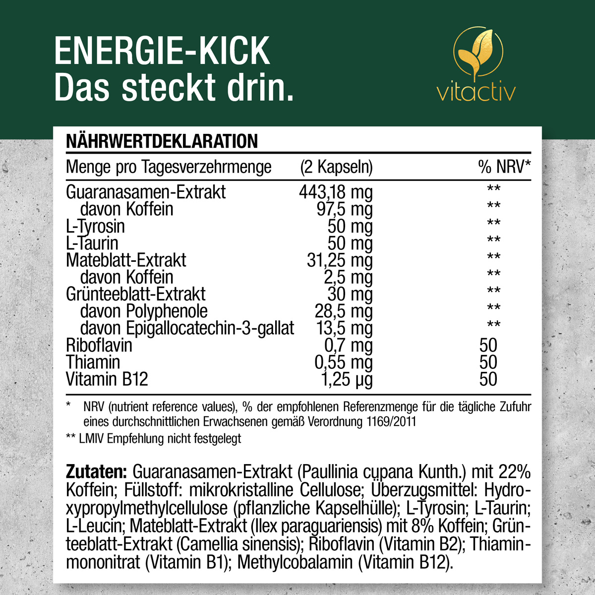 ENERGIE-KICK - Capsules énergétiques