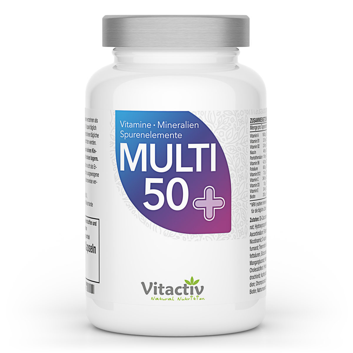Produktverpackung MULTI 50+ Vitamin- & Mineralstoff-Komplex