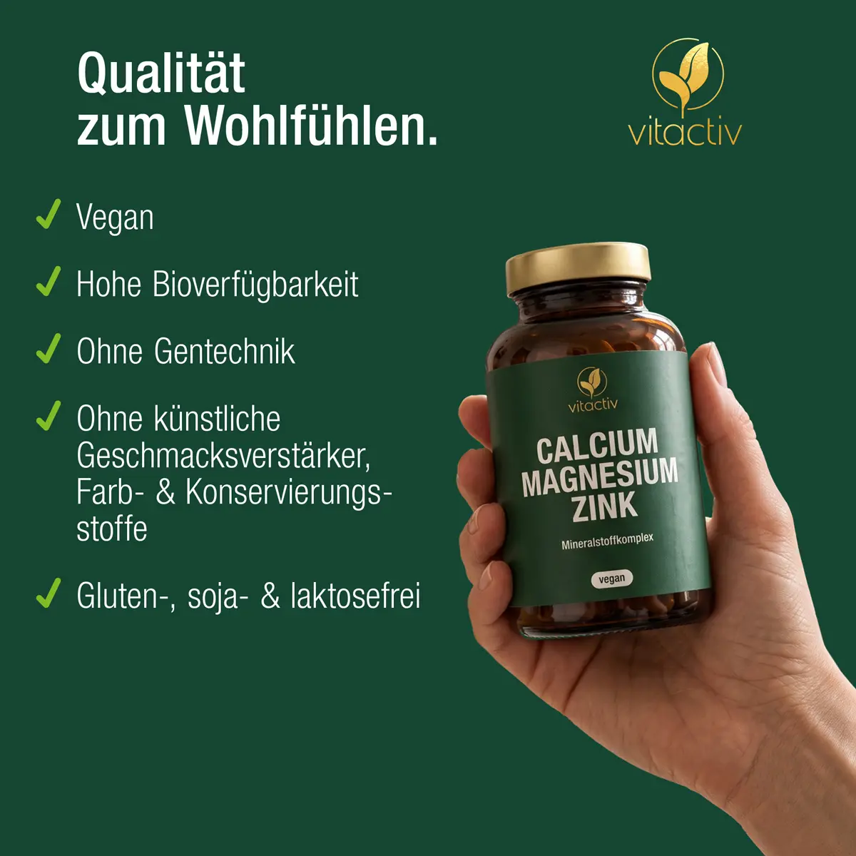CALCIUM + MAGNESIUM + ZINC