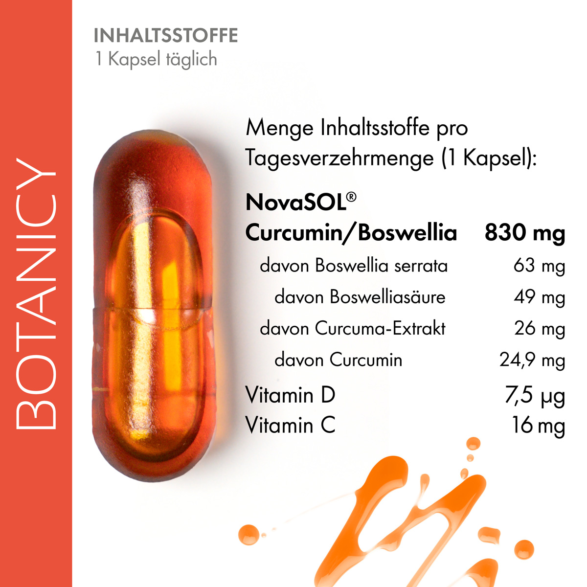 CURCUMA + BOSWELLIA forte – Kurkuma Weihrauch Kapseln