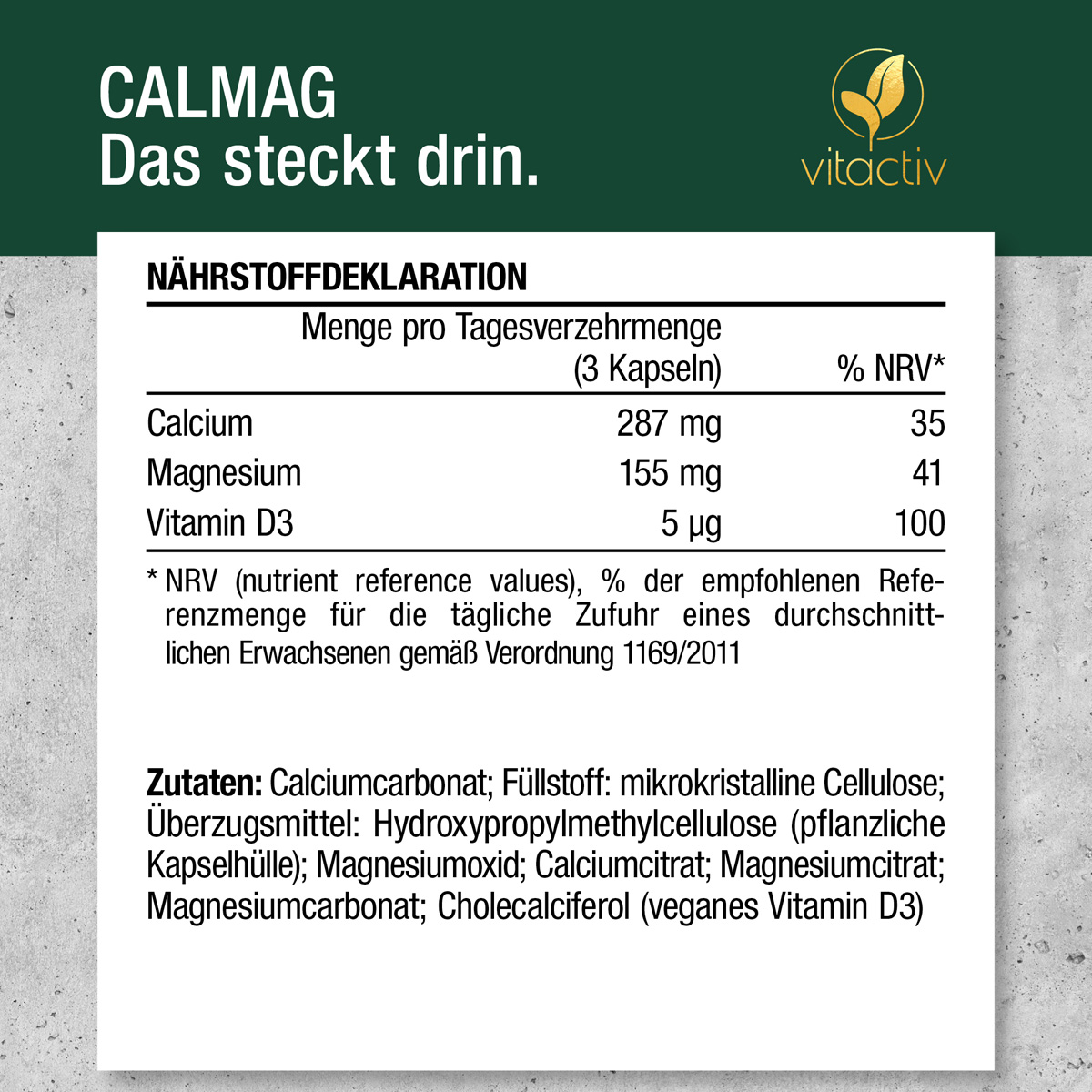 CAL & MAG & D3