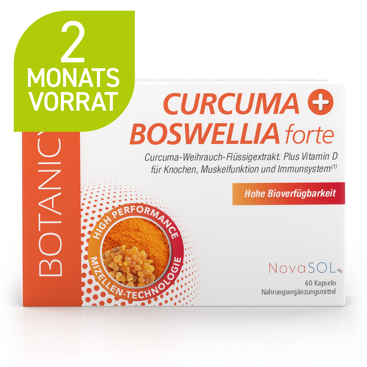 CURCUMA + BOSWELLIA forte – Kurkuma Weihrauch Kapseln